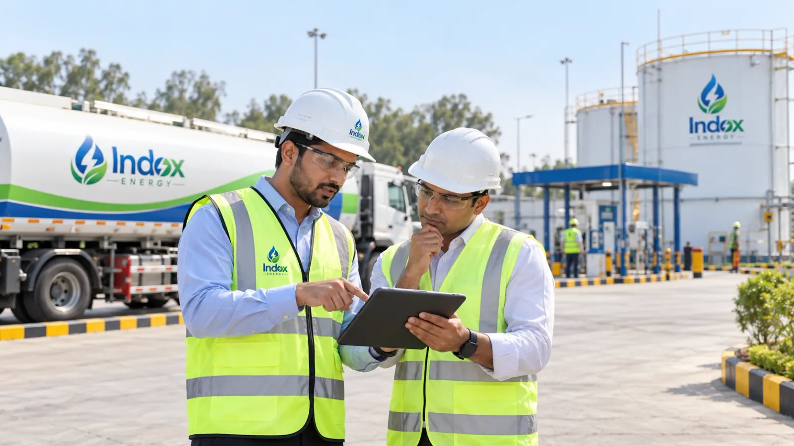 IndoX Energy fuel delivery at a customer site